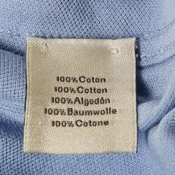 Hermès Lilac Cotton Pique Crew Neck T-Shirt L