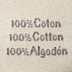 Pre Owned Hermes Black Cotton Knit Contrast Polo T-Shirt M