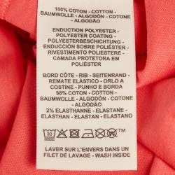 Pre Owned Hermès Pink Printed Cotton Crew Neck T-Shirt XS