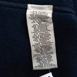 Hermes Navy Blue Cotton Drawstring Joggers XXL