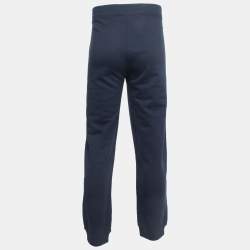 Hermes Navy Blue Cotton Drawstring Joggers XXL
