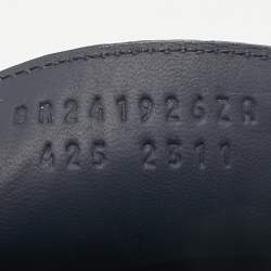 Hermès Navy Blue Suede Ignacio Loafers Size 42.5