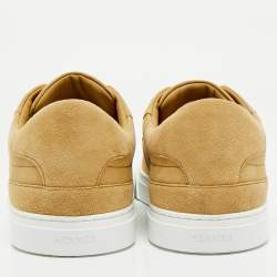 Hermes Light Brown Suede Day Sneakers Size 45