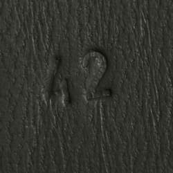 Pre Owned صندل س�لايد هيرميس شيبر بلون الزيتون الداكن مقاس 42