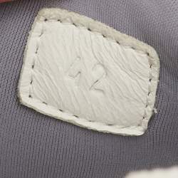 Pre Owned Hermes Bouncing Size 42 Multicolor Canvas and Leather Sneakers