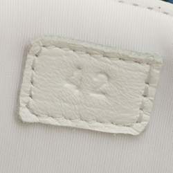 Pre Owned حذاء رياضي هيرمس دينم وجلد أزرق/أبيض بونسنج مقاس 42