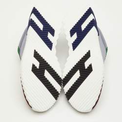 Pre Owned Hermès Bouncing Size 42 Multicolor Neoprene and Suede Low Top Sneakers