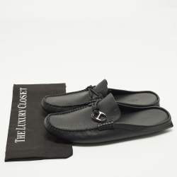 مملوكة مسبقًا صندل هيرمس جو سويدي أزرق كحلي مقاس 46