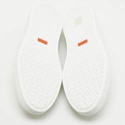 Pre Owned Hermes Game Size 42 Beige Suede Slip On Sneakers