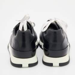 Pre Owned Hermès Black Leather Trail Low Top Sneakers Size 43.5