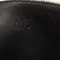 Hermes Grey/Black Canvas and Leather Game Sneakers Size 41.5