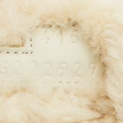 Hermes Tan Suede and Shearling Fur Lined Chypre Sandals Size 41.5