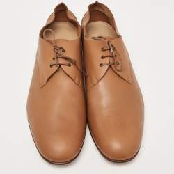 Hermes Brown Leather Kent Derby Size 44.5