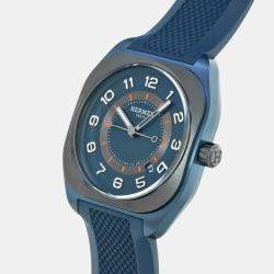 Hermes Blue Ceramic Titanium H08 SP1.744 Automatic Men's Wristwatch 39 mm