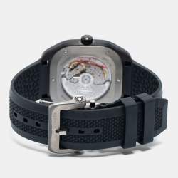 Hermes Grey Titanium Rubber H08 SP1.471 Men's Wristwatch 39 mm