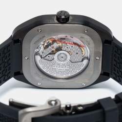 Hermes Grey Titanium Rubber H08 SP1.471 Men's Wristwatch 39 mm