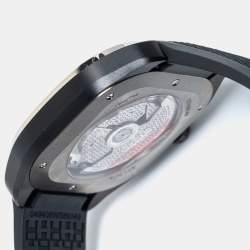 Hermes Grey Titanium Rubber H08 SP1.471 Men's Wristwatch 39 mm