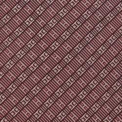 Hermes Maroon H Pattern Silk Tie