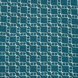 Pre Owned Hermes Blue Patterned Silk Chaine d'Ancre Neck Tie