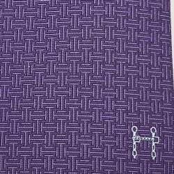 Pre Owned Hermès Purple Silk Terre d'H Tie