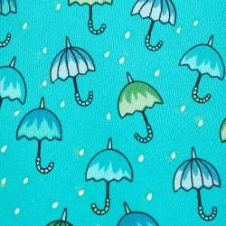 Pre Owned Hermès Multicolor Umbrella Print Silk Classic Tie
