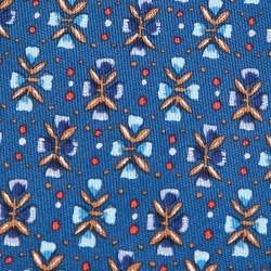 Pre Owned Hermès Blue Printed Silk Classic Tie