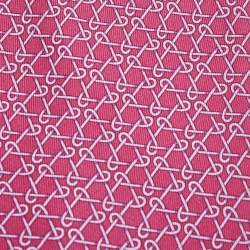 Hermès Pink Patterned Silk Classic Tie