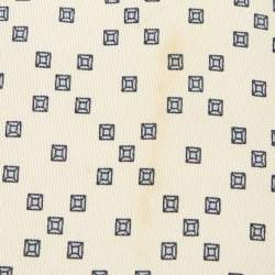 Pre Owned Hermès Beige Patterned Silk Classic Tie