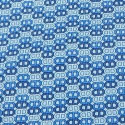 Pre Owned Hermes Blue Print Silk Tie