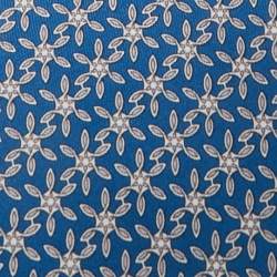 Pre Owned Hermès Blue Print Silk Tie