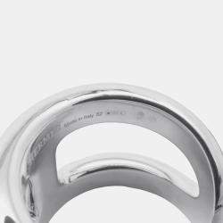 Pre Owned Hermes Osmoz Ring Size Gm/52/#12 Sv925