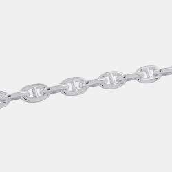 Pre Owned Hermes Chaine D'Ancre 14 Frames MM Silver 925 Bracelet 