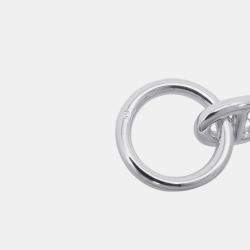 Pre Owned Hermes Chaine D'Ancre 14 Frames MM Silver 925 Bracelet 