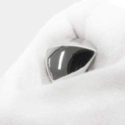 Pre Owned Hermes Medor Ring  18k Rose Gold, Silver 925 EU 58