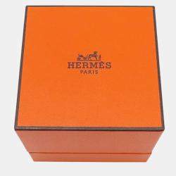 Pre Owned Hermes Croisette Ring Silver 925 MM EU 52