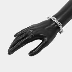 Pre Owned Hermes Chaine D'Ancre Bracelet 14 Frames MM Silver 925