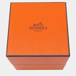 Pre Owned Hermes Chaine D'Ancre Bracelet 14 Frames MM Silver 925
