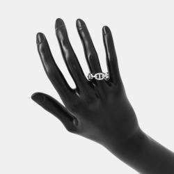 مملوكة مسبقًا Hermes Chaine D'Ancre Anchene Ring Size PM/54/#14 Sv925