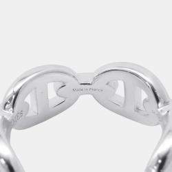 مملوكة مسبقًا Hermes Chaine D'Ancre Anchene Ring Size PM/54/#14 Sv925