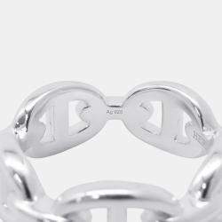 مملوكة مسبقًا Hermes Chaine D'Ancre Anchene Ring Size PM/54/#14 Sv925