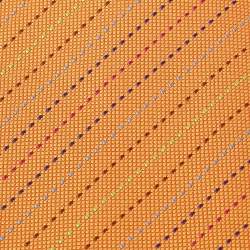 Pre Owned Hermès Yellow Patterned Silk Tie 