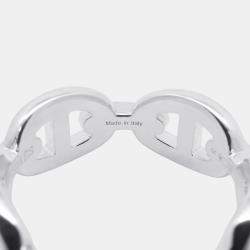 Pre Owned Hermes Chaine Sv925 D'Ancre Anchene Ring Size EU 54