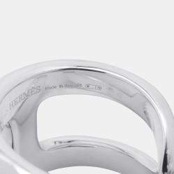 Pre Owned Hermes Osmoz  Sv925 Ring Size MM 