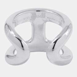 Pre Owned Hermes Osmoz  Sv925 Ring Size MM 