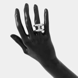 Pre Owned Hermes Osmoz  Sv925 Ring Size MM 