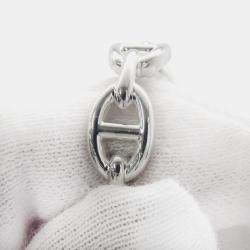 Pre Owned Hermes Chaine D'Ancre Anchene Ring Size Pm/55/#15 Sv925