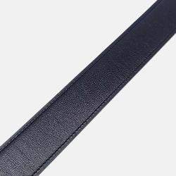 Pre Owned Hermes Black/Brown Leather H Speed Reversible Belt