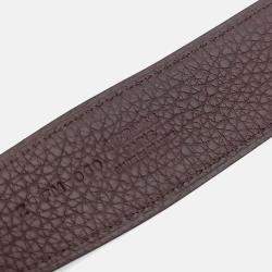 Pre Owned Hermes Black/Brown Leather H Speed Reversible Belt