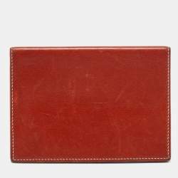 Pre Owned Hermes Brique Tadelakt Leather MC² Magellan Passport Holder
