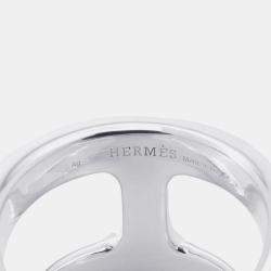 Pre Owned Hermes Osmoz Ring Size GM/56/#16 Sv925